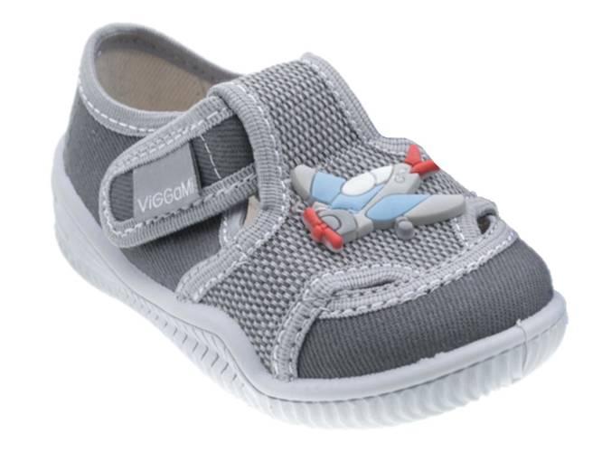 Gray Viggami ADASMALY children's sneakers, size 20