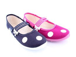 Tenisówki dziecięce Viggami CZESZKAGROCHY granatowe i różowe rozm. 26-36