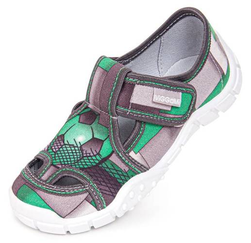 Green Viggami ADAS FOOTBALL children's sneakers, size 26-36