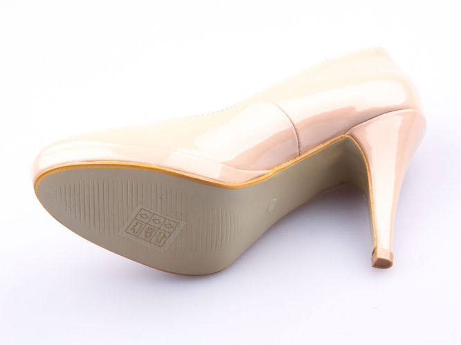 Beige women's high heels Always D7146-16FKH size 36-41