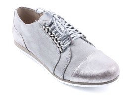 Półbuty damskie Sergio Leone D21302SR srebrne rozm.36-41