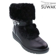 Buty zimowe damskie Xufeng D30UBL czarne rozm.36-41