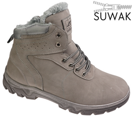 Buty zimowe męskie Le Scarpe MA8129-5 szare rozm.39-43