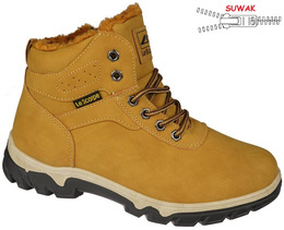 Buty zimowe męskie Le Scarpe MA8100-19YE żółte rozm.41-46