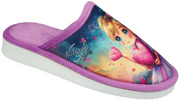 Pantofle dziecięce Meteor CV160 BALETNICA różowe rozm.29-34