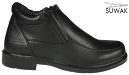 Buty zimowe męskie Skotnicki MB-4-0611BL ZAMEK czarne rozm.41-46