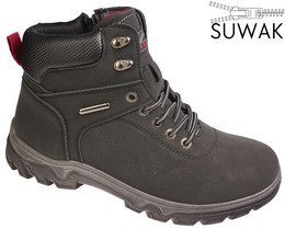 Buty zimowe męskie Le Scarpe MA8020-1 czarne rozm.41-46