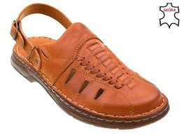 Sandały męskie Łukpol M806-2KO koniakowe rozm. 41-46