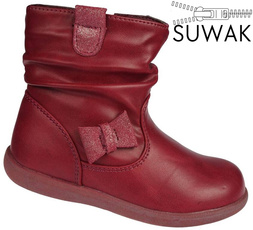 Buty zimowe dziecięce Apawwa BH820RE borodwe rozm.23-28