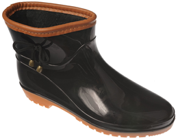 Kalosze damskie ocieplane Lano DXK-07-3BLBE czarne rozm.36-41