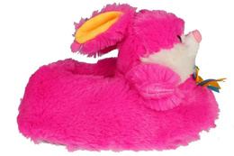 Bambosze tekstylne dziecięce American Club C55018 rózowe rozm.30-35