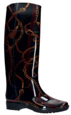 Kalosze damskie American Club DKAL-18 czarne wysokie rozm.36-40