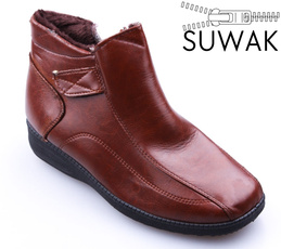 Buty zimowe damskie Betop DR9007FBR brązowe rozm.37-42