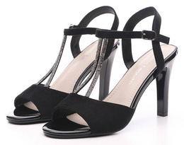 Szpilki damskie Sergio Leone DSK924CZMI czarne rozm.36-40