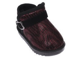 Buty zimowe dziecięce Apawwa APD162RE czarno-czerwone rozm.20-25
