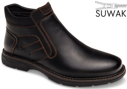 Buty zimowe męskie Skotnicki MB-4-0753BR brązowe rozm.40-45