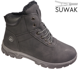 Buty zimowe męskie Le Scarpe MA8101-1 czarne rozm.41-46