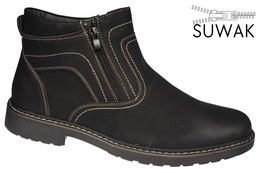 Trzewiki męskie Skotnicki MB-4-0704BL-1 czarne rozm.41-46