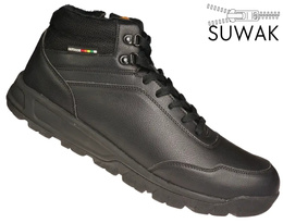 Buty zimowe męskie American Club MRD-14 czarne rozm.46-48