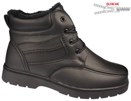 Buty zimowe męskie Fuli M801BL czarne rozm.40-46