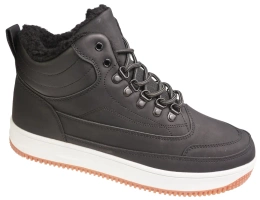 Buty zimowe męskie Le Scarpe MA8107-1 czarne rozm.41-46