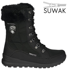 Śniegowce damskie American Club RSN-28 czarne rozm.37-38