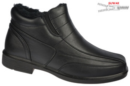 Buty zimowe męskie Skotnicki MB-4-0611BL czarne rozm.40-45