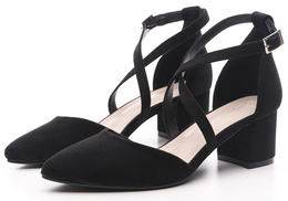 Sandały damskie Sergio Leone DSK830CZMI czarne rozm.36-40