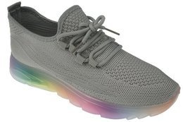 Buty sportowe damskie New Meini DM21-30CGY popielate rozm.36-41