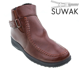 Buty zimowe damskie Betop DB-9006FBR brązowe rozm.37-42