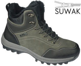 Buty zimowe męskie Le Scarpe MA8036-5GY popielate rozm.41-46