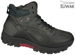 Buty zimowe męskie Meideli MU13101-2GY szare rozm.40-46