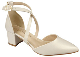 Sandały damskie Sergio Leone DSK830PE perłowe rozm.36-40