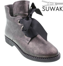 Buty zimowe damskie Sergio Leone DBT305SRPU srebrne rozm.36-41