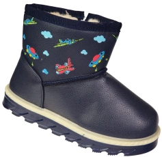Buty zimowe dziecięce Apawwa BZ18NA granatowe rozm.27-32