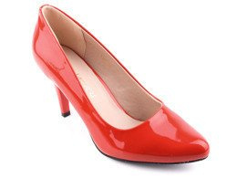 Szpilki damskie Sergio Leone D1382KO koralowe rozm.35-40